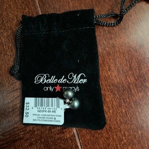 Macys Cultured Freshwater Button Pearl (8-9mm) Stud Earrings